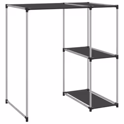 vidaXL Storage Rack over Washing Machine Iron Space Saver Shelf Multi Colours - black - Additional view 4