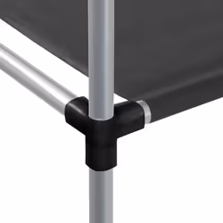 vidaXL Storage Rack over Washing Machine Iron Space Saver Shelf Multi Colours - black - Additional view 5
