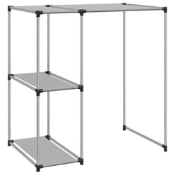 vidaXL Storage Rack over Washing Machine Iron Space Saver Shelf Multi Colours - grey