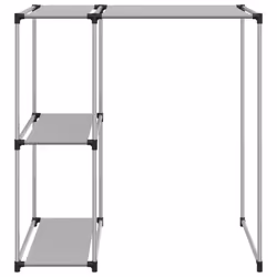 vidaXL Storage Rack over Washing Machine Iron Space Saver Shelf Multi Colours - grey