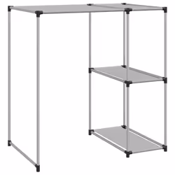 vidaXL Storage Rack over Washing Machine Iron Space Saver Shelf Multi Colours - grey - Additional view 4