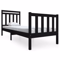VidaXL 3100683, Black, 81 cm, 195.5 cm, 100 cm, 750 x 1900 mm, 810 x 40 x 1000 mm