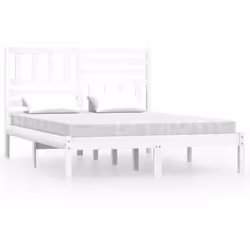 VidaXL 3101034, White, 166 cm, 2.06 m, 100 cm, 1600 x 2000 mm, 1660 x 40 x 1000 mm