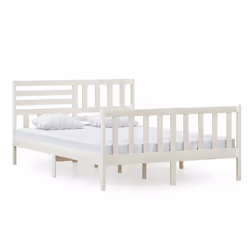 VidaXL 3101154, White, 146 cm, 2.06 m, 100 cm, 1400 x 2000 mm, 1460 x 40 x 1000 mm
