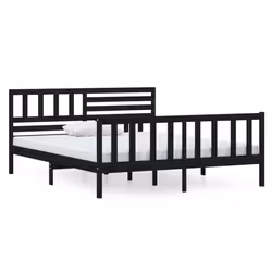 VidaXL 3101177, Black, 2.06 m, 2.06 m, 100 cm, 2000 x 2000 mm, 2060 x 40 x 1000 mm