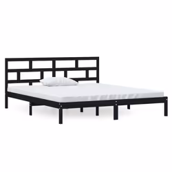 VidaXL 3101197, Black, 141 cm, 195.5 cm, 100 cm, 1350 x 1900 mm, 1410 x 40 x 1000 mm