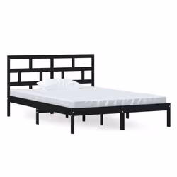 VidaXL 3101227, Black, 156 cm, 2.06 m, 100 cm, 1500 x 2000 mm, 1560 x 40 x 1000 mm