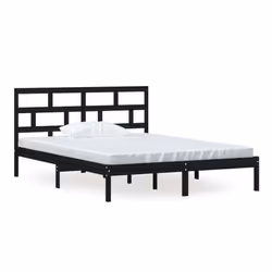 VidaXL 3101242, Black, 2.06 m, 2.06 m, 100 cm, 2000 x 2000 mm, 2060 x 40 x 1000 mm