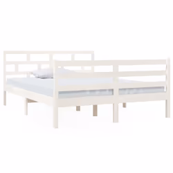 VidaXL 3101284, White, 146 cm, 2.06 m, 100 cm, 1400 x 2000 mm, 1460 x 40 x 1000 mm
