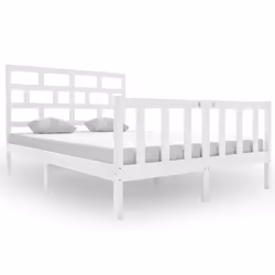 VidaXL 3101324, White, 140.5 cm, 195.5 cm, 69.5 cm, 1350 x 1900 mm, 1410 x 40 x 1000 mm