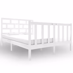 VidaXL 3101344, White, 125.5 cm, 2.06 m, 69.5 cm, 1200 x 2000 mm, 1260 x 40 x 1000 mm
