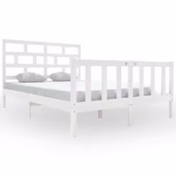 VidaXL 3101349, White, 145.5 cm, 2.06 m, 69.5 cm, 1400 x 2000 mm, 1460 x 40 x 1000 mm