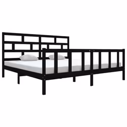 VidaXL 3101372, Black, 2.06 m, 2.06 m, 69.5 cm, 2000 x 2000 mm, 2060 x 40 x 1000 mm