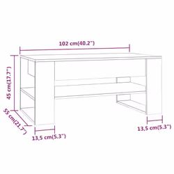 VidaXL 810903 coffee/side/end table - Additional view 7