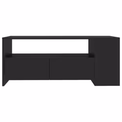 vidaXL Coffee Table Couch Table Indoor Furniture Engineered Wood Multi Colours - black