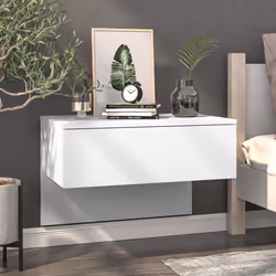 VidaXL 810935 nightstand/bedside table White