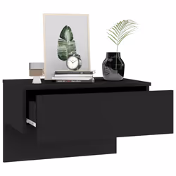 VidaXL 810938 nightstand/bedside table Black - Additional view 4