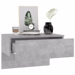 VidaXL 810943 nightstand/bedside table Concrete colour - Additional view 4