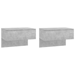 VidaXL 810944 nightstand/bedside table Concrete colour
