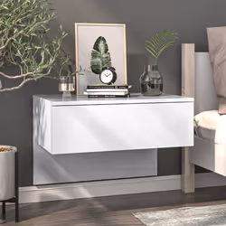 VidaXL 810948 nightstand/bedside table White