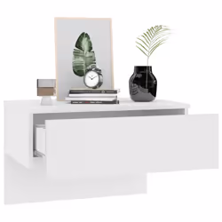 VidaXL 810948 nightstand/bedside table White - Additional view 4