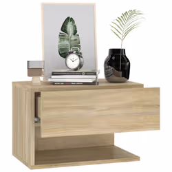 VidaXL 810959 nightstand/bedside table Oak - Additional view 4