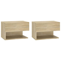 VidaXL 810960 nightstand/bedside table Oak