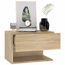 VidaXL 810960 nightstand/bedside table Oak - Additional view 4