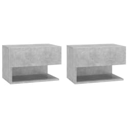 VidaXL 810962 nightstand/bedside table Concrete colour