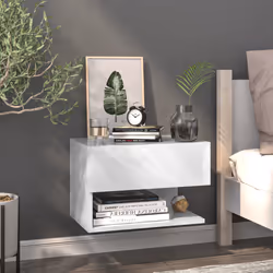 VidaXL 810965 nightstand/bedside table White