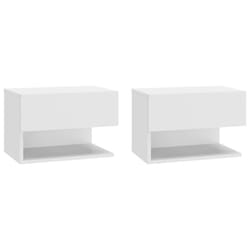 VidaXL 810966 nightstand/bedside table White
