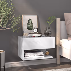 VidaXL 810966 nightstand/bedside table White