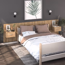 VidaXL 810977 nightstand/bedside table Oak - Additional view 3
