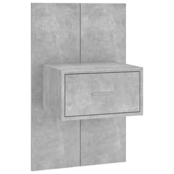 VidaXL 810980 nightstand/bedside table Concrete colour