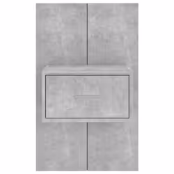 VidaXL 810980 nightstand/bedside table Concrete colour - Additional view 5