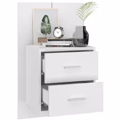 VidaXL 810990 nightstand/bedside table White - Additional view 4