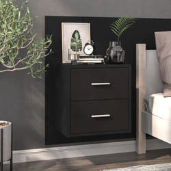 VidaXL 810991 nightstand/bedside table Black