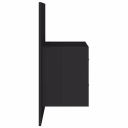 VidaXL 810991 nightstand/bedside table Black - Additional view 4
