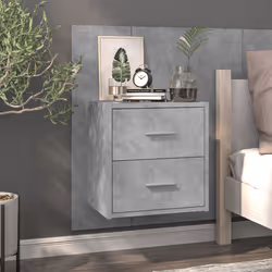 VidaXL 810997 nightstand/bedside table Concrete colour