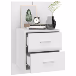 VidaXL 811001 nightstand/bedside table White