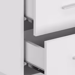VidaXL 811001 nightstand/bedside table White - Additional view 4