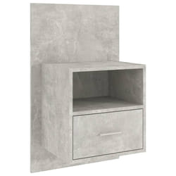 VidaXL 811015 nightstand/bedside table Concrete colour