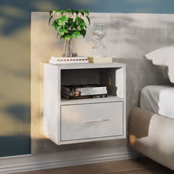 VidaXL 811015 nightstand/bedside table Concrete colour