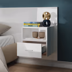 VidaXL 811019 nightstand/bedside table White