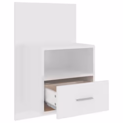 VidaXL 811019 nightstand/bedside table White - Additional view 5