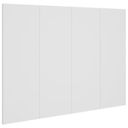 vidaXL Bed Headboard Bedroom Bed Header Decorative Headboard Engineered Wood - white