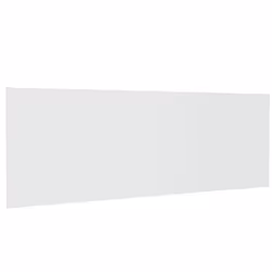 VidaXL 811052, White, Wood, 2400 mm, 80 cm, 15 mm