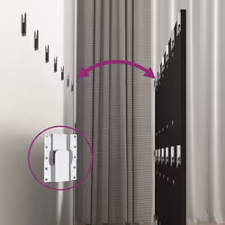 VidaXL 811053 headboard/footboard Black - Additional view 6
