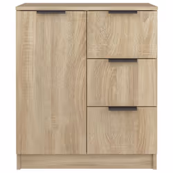 vidaXL Sideboard Console Cabinet Storage Cupboard Highboard Engineered Wood - sonoma oak