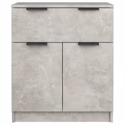 vidaXL Sideboard Console Cabinet Storage Cupboard Highboard Engineered Wood - concrete grey - Additional view 5